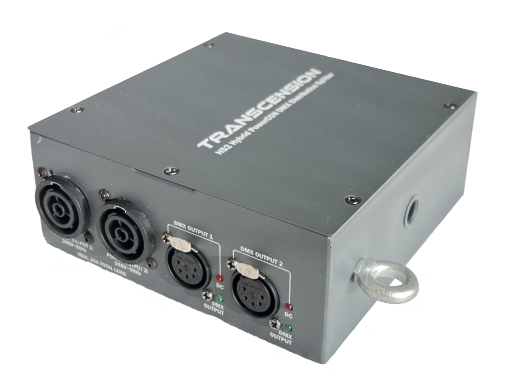 Transcension HS2 PowerCon DMX splitter dPro